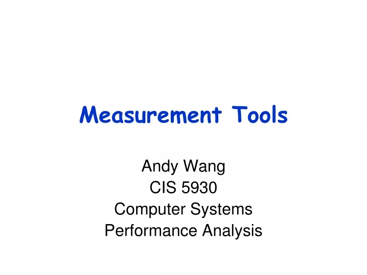 measurement tools