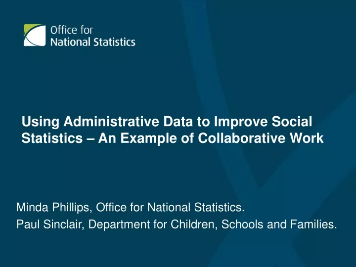 using administrative data to improve social