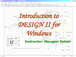 Introduction to DESIGN II for Windows