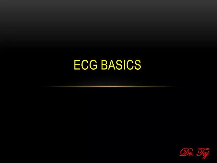 ecg basics
