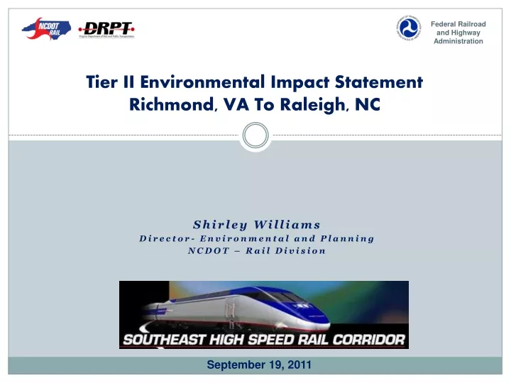 tier ii environmental impact statement richmond va to raleigh nc