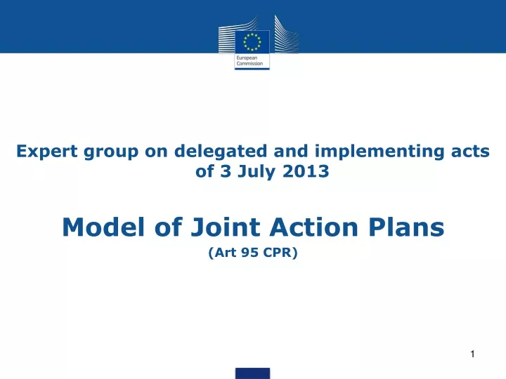 expert group on delegated and implementing acts