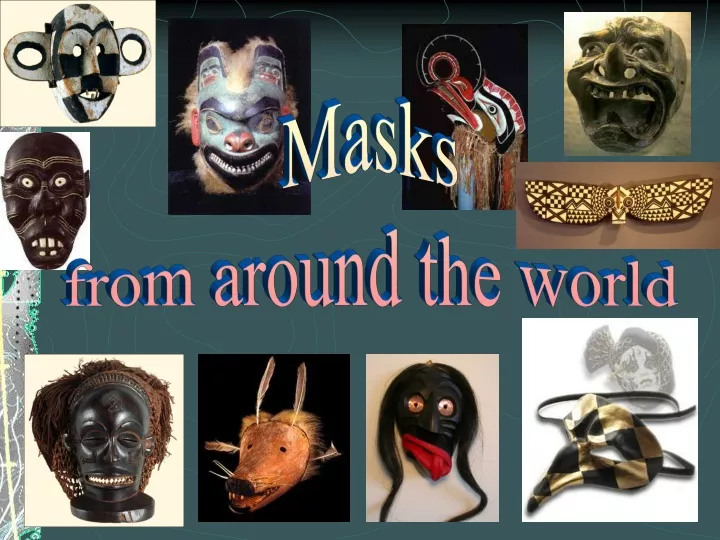 masks from around the world