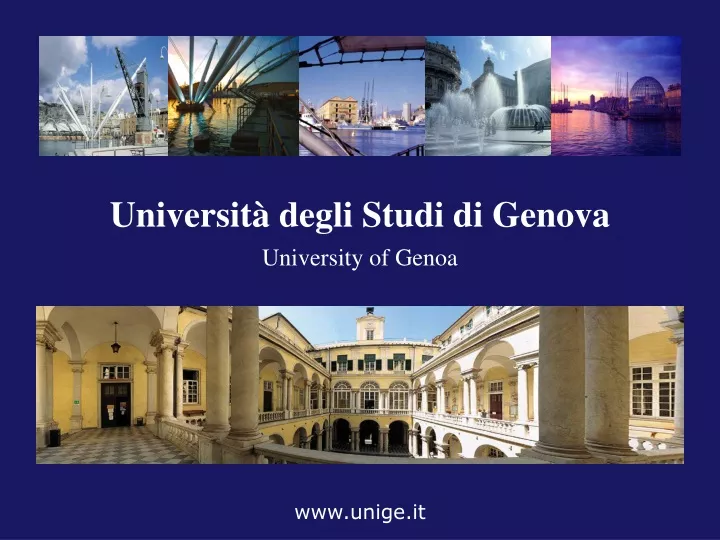 universit degli studi di genova university