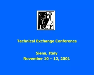 Technical Exchange Conference