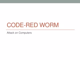 Code-red worm