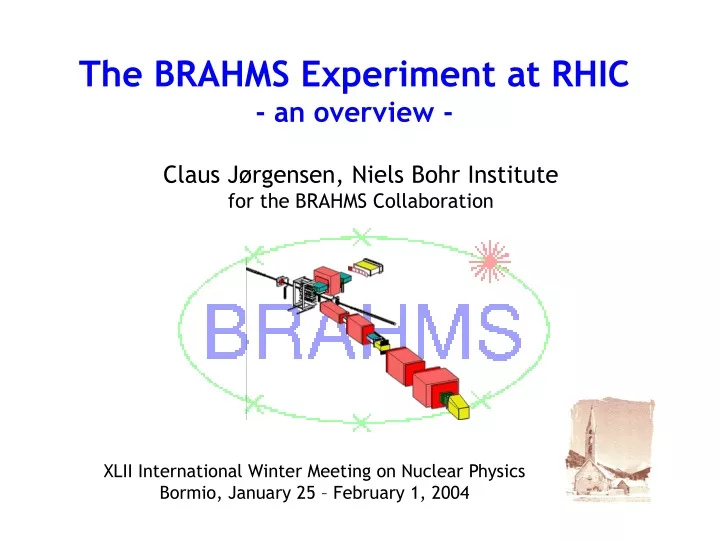 the brahms experiment at rhic an overview