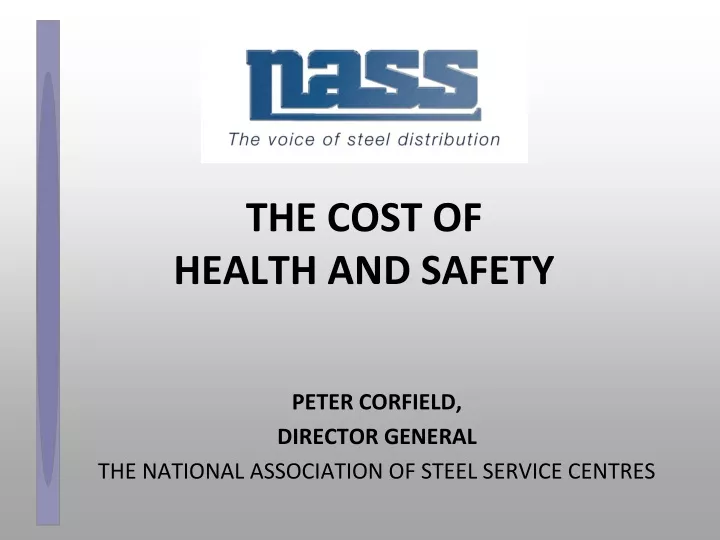 the cost of health and safety