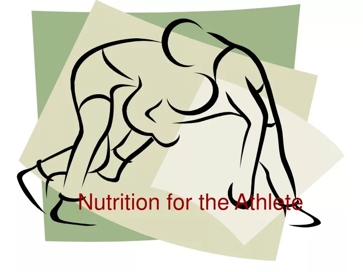 nutrition for the athlete