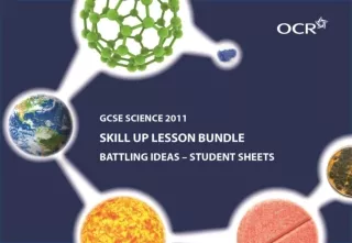Battling ideas Student Sheets A skills development activity for GCSE