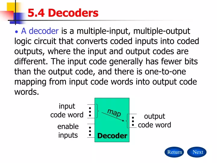 5 4 decoders