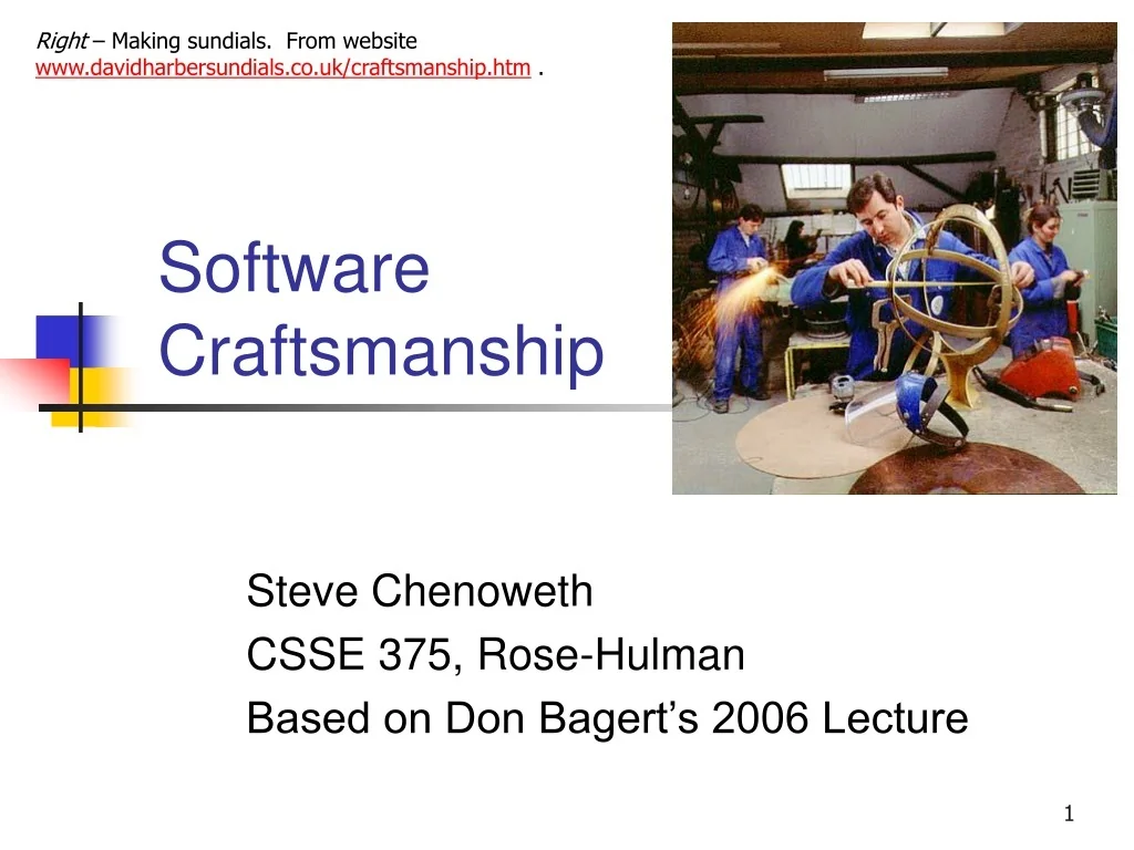 PPT - Software Craftsmanship PowerPoint Presentation, free download ...