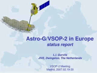Astro-G/VSOP-2 in Europe status report