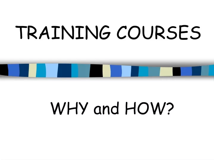 training courses