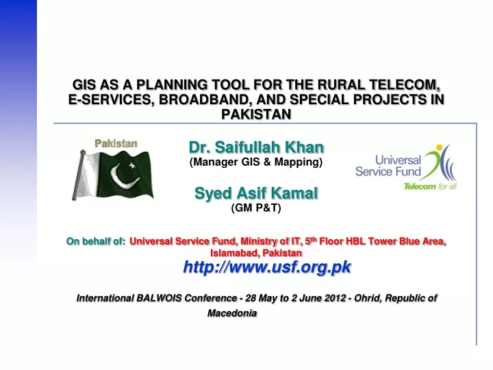 gis as a planning tool for the rural telecom