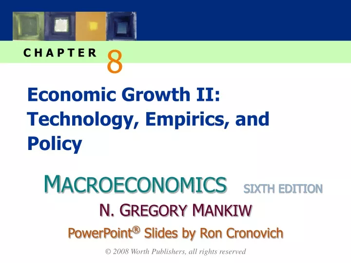 economic growth ii technology empirics and policy