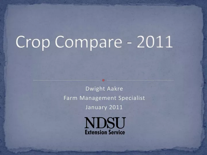 crop compare 2011