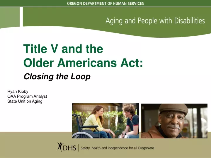 title v and the older americans act