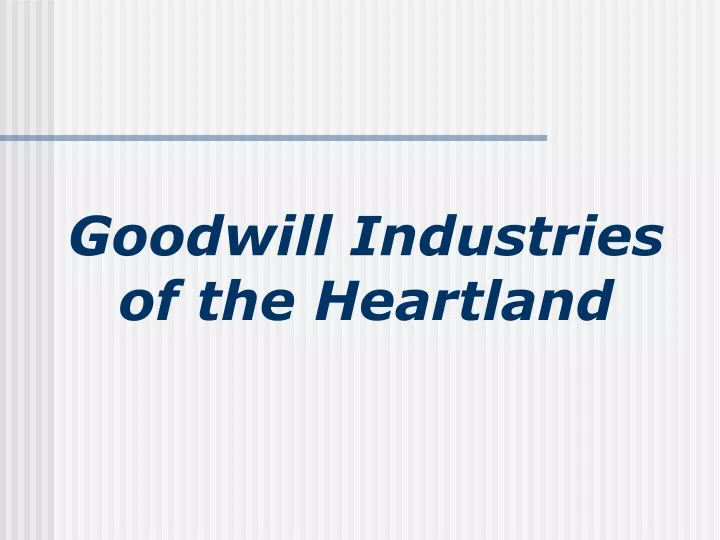 goodwill industries of the heartland