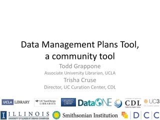 Data Management Plans Tool,  a community tool