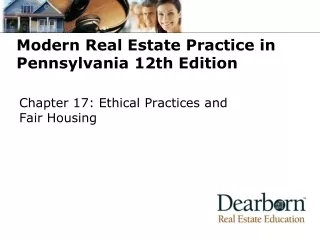 Modern Real Estate Practice in Pennsylvania 12th Edition