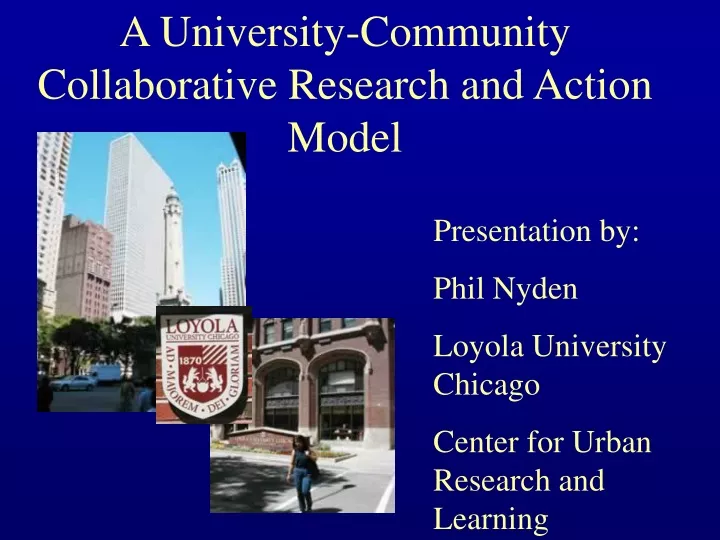 a university community collaborative research