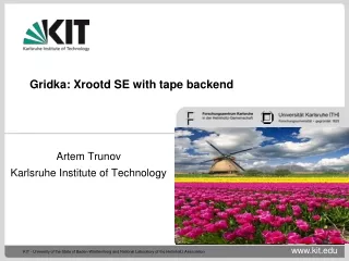 Gridka: Xrootd SE with tape backend