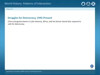 Struggles for Democracy, 1945-Present