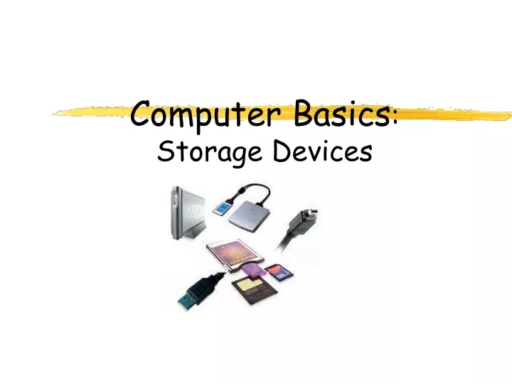 computer basics storage devices