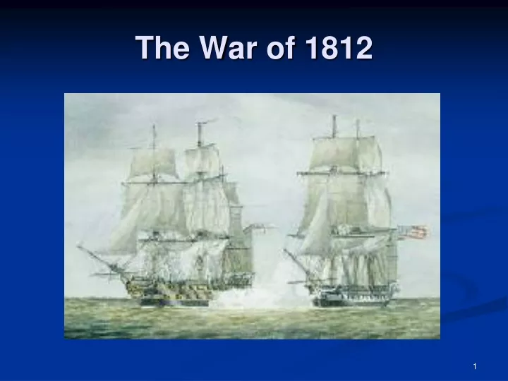 the war of 1812