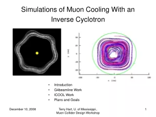 Simulations of Muon Cooling With an Inverse Cyclotron