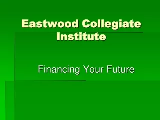 Eastwood Collegiate Institute