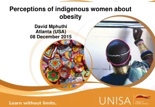 Perceptions of indigenous women about obesity