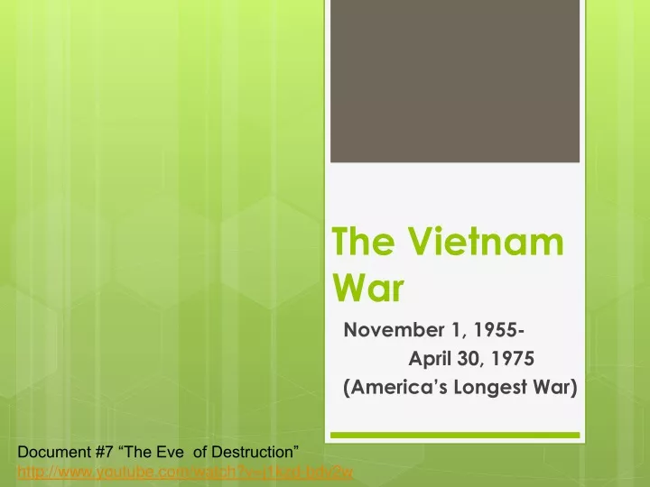 the vietnam war