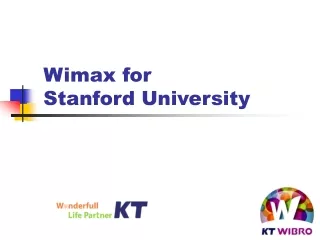 Wimax for Stanford University