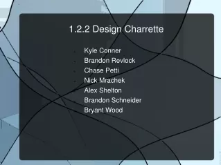 1.2.2 Design Charrette