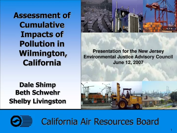 assessment of cumulative impacts of pollution in wilmington california