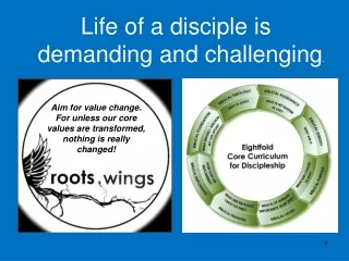 Aim for value change. For unless our core values are transformed, nothing is really changed!