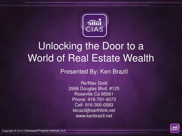 unlocking the door to a world of real estate