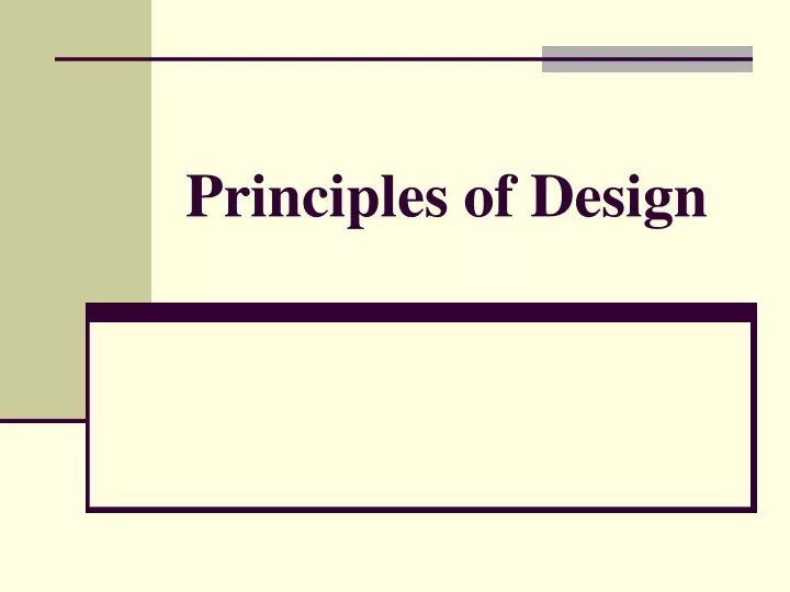 principles of design