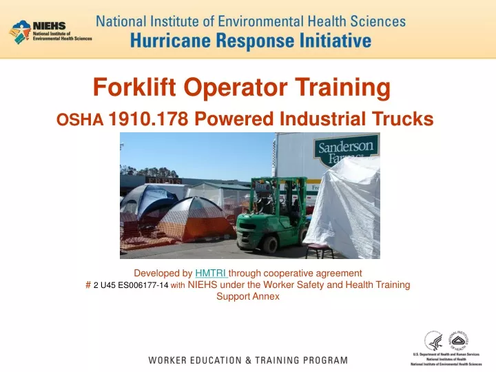 forklift operator training osha 1910 178 powered industrial trucks
