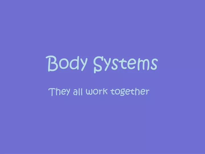 body systems