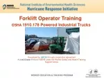 PPT - Powered Industrial Trucks OSHA Standard 29 CFR 1910.178 MIOSHA ...