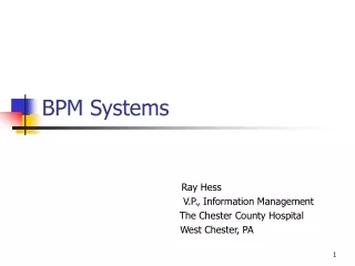 BPM Systems