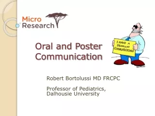 Oral and Poster Communication