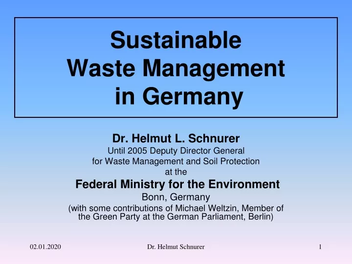 sustainable waste management in germany