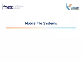 Mobile File Systems
