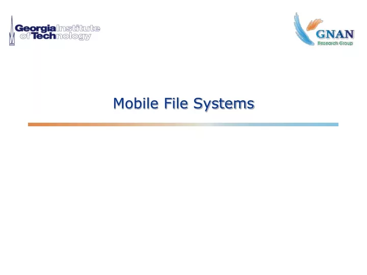 mobile file systems
