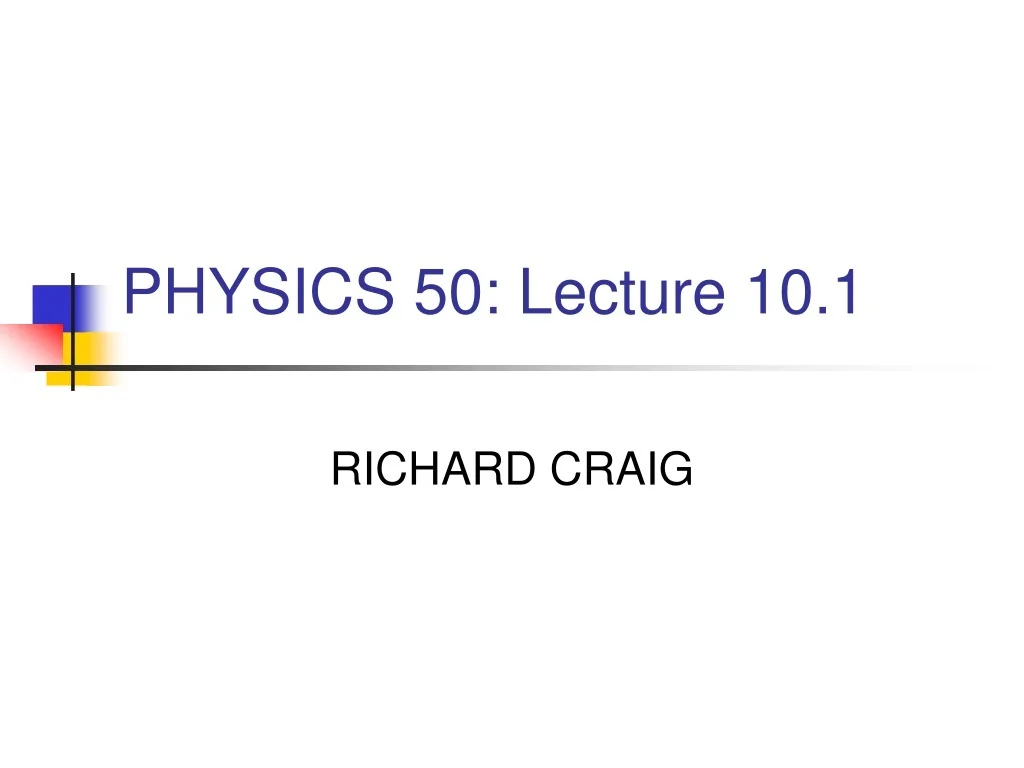 PPT - Physics Lecture: Torque and Moments of Inertia PowerPoint ...