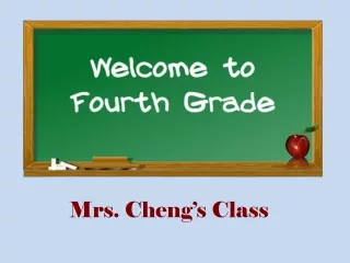Mrs. Cheng’s Class